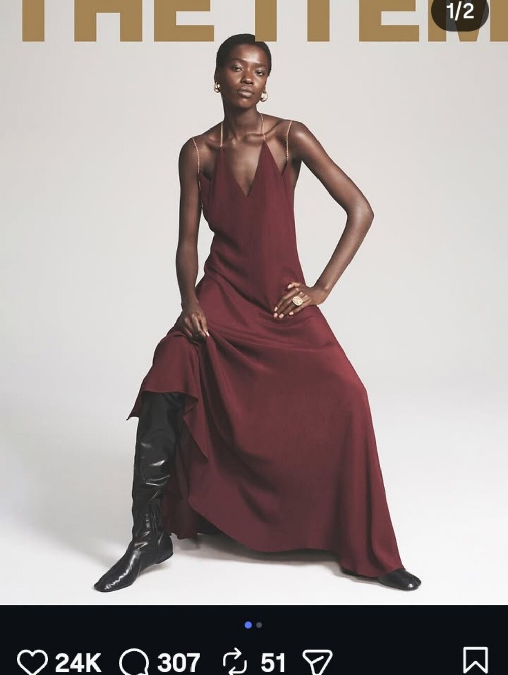 Zara Wine Red V-Neck Slip Maxi Dress